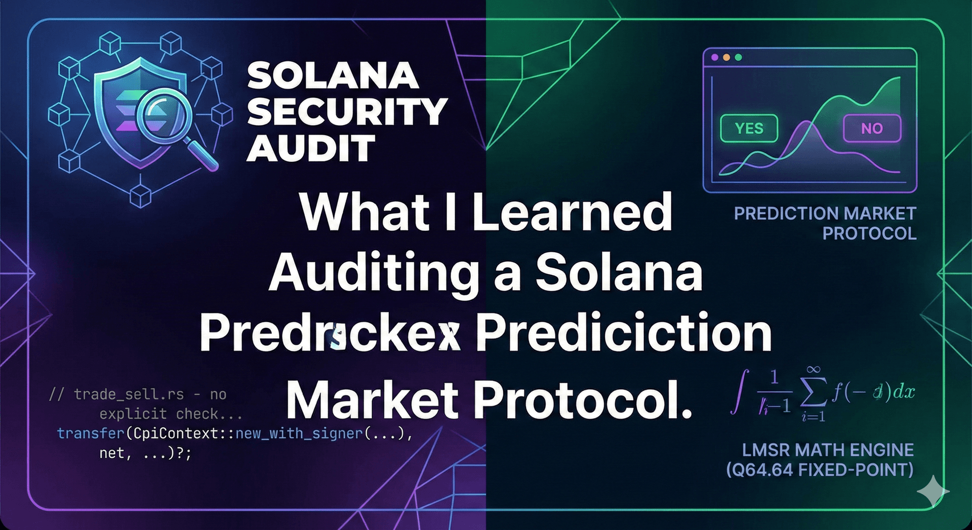 What I Learned Auditing a Solana Prediction Market Protocol